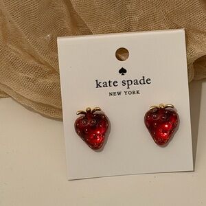 Kate Spade New York Tutti Fruity Strawberry Studs